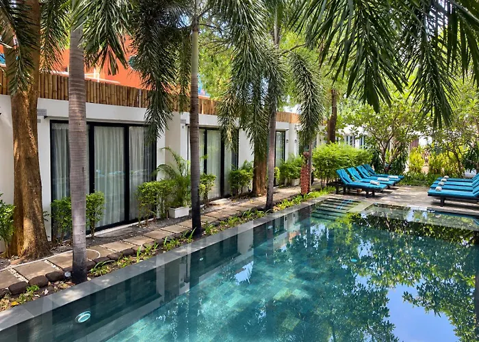 Compact Unique Villa-three Bedroom- Angkor Nocleg ze śniadaniem Siem Reap