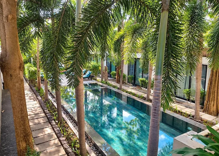 Compact Unique Villa-three Bedroom- Angkor Nocleg ze śniadaniem